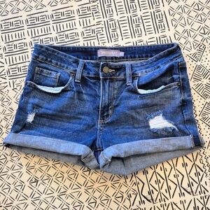 Just USA Women's Blue Denim Shorts Size 4
